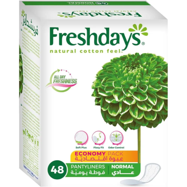 فوط يوميه فريش دايز للنساء - عادية | 48 قطعة