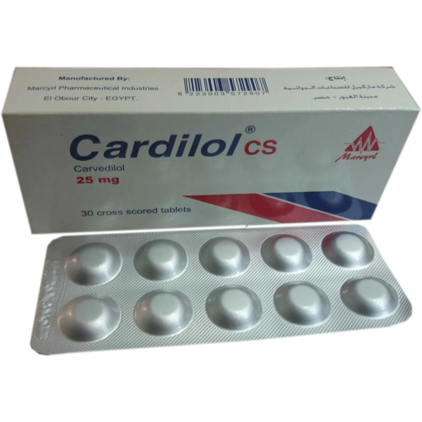 كارديلول سى اس | 25مجم | 30قرص