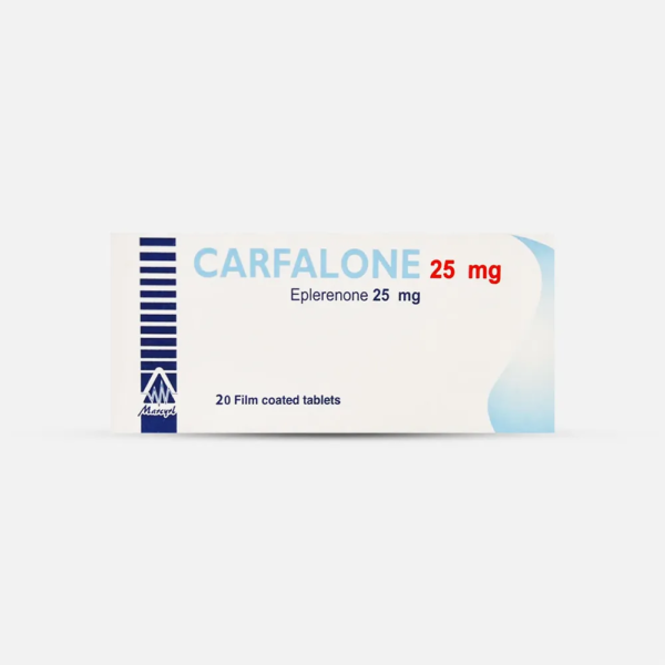 كارفالون لعلاج ارتفاع ضغط الدم 25مج | 20 قرص