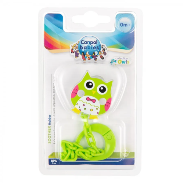 كانبول بيبيز | حامل اللهاية باللون الأخضر لحديثى الولاده | 1 قطعة