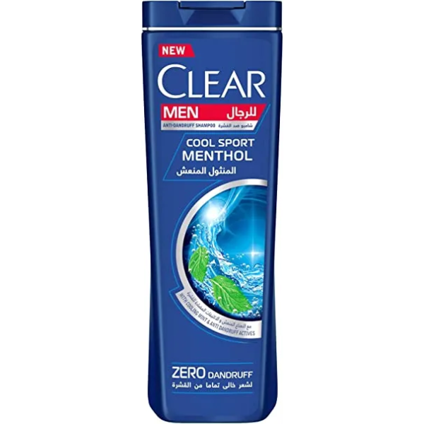 كلير | شامبو ضد القشرة كول سبورت بالمنثول للرجال | 180مل