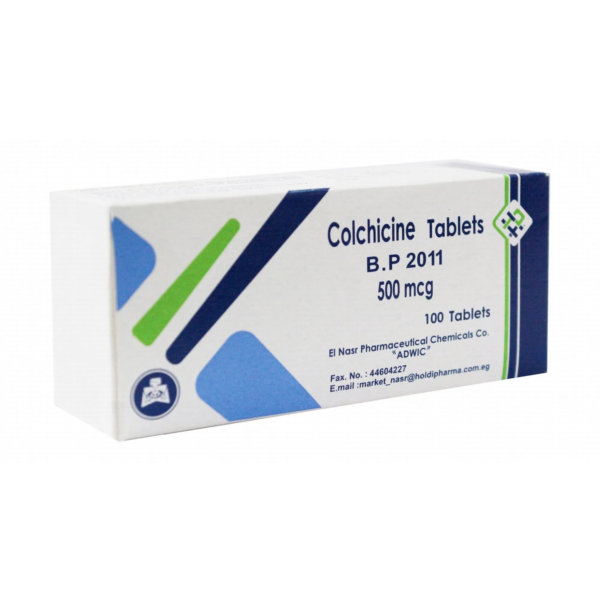 كولشيسين | لعلاج النقرس 500ميكروجم | 100 قرص