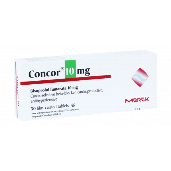 كونكور | لعلاج ارتفاع ضغط الدم 10مج | 30 قرص