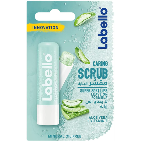 لابيلو | مقشر العناية بالشفاه بالصبار وفيتامين إي | 4.8جم