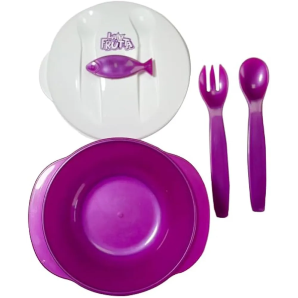 لافروتا | مجموعة ادوات الطعام للاطفال | 4 قطع 300مل