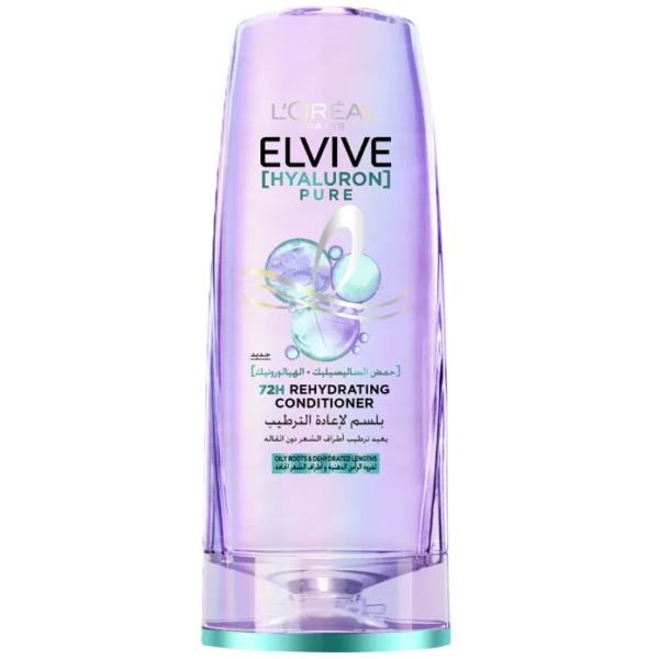 لوريال باريس | بلسم الفيف هيالورون بيور لإعادة الترطيب للشعر الدهني | 200مل