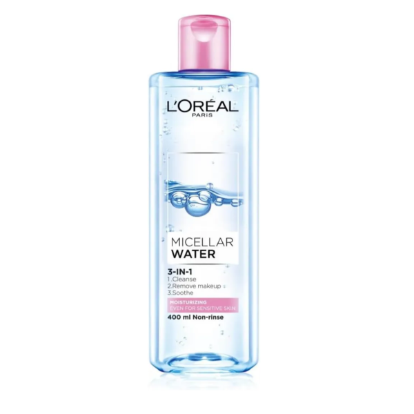 لوريال باريس | ماء ميسيلار منظف ومزيل للمكياج لجميع أنواع البشرة | 400مل