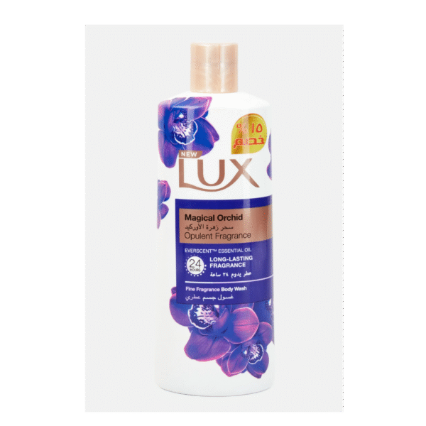 لوكس | جل استحمام معطر برائحة الاوركيد السحرية يدوم لمدة 24 ساعة | 500مل 15% خصم