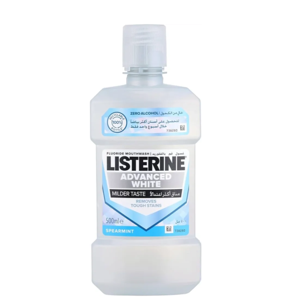 ليسترين | غسول فم أدفانسد وايت بنكهة النعناع | 250 مل
