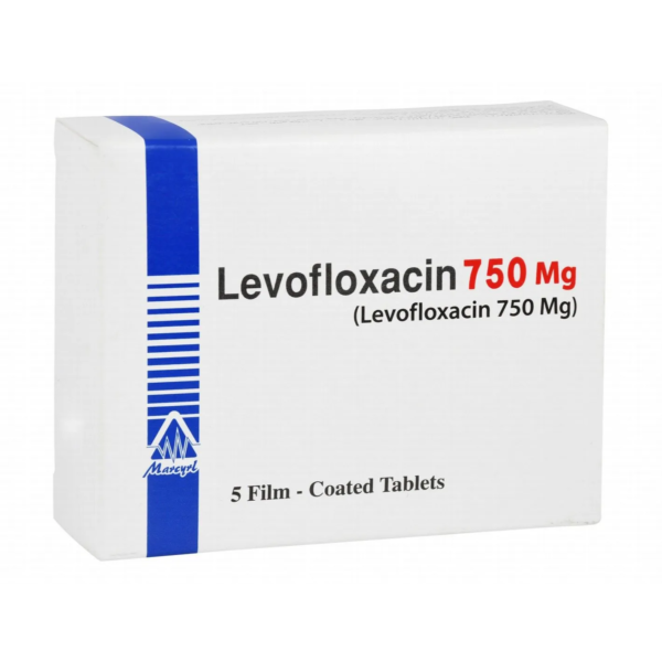 ليفوفلوكساسين مضاد حيوي 750مج | 5 أقراص