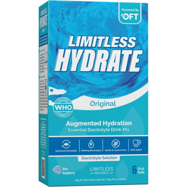 ليمتلس هيدريت محلول جفاف limitless hydrate original | ٦ اكياس