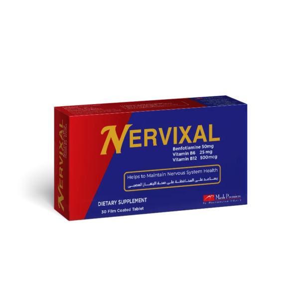 ماش بريمير | نرفيكسال يحتوي علي ميثيل كوبالامين ب12 500مج | 30 قرص