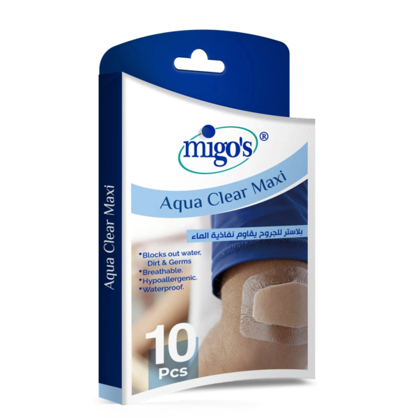 ميجوز | اكوا كلير ماكسي بلاستر جروح ضد الماء | 10 قطع