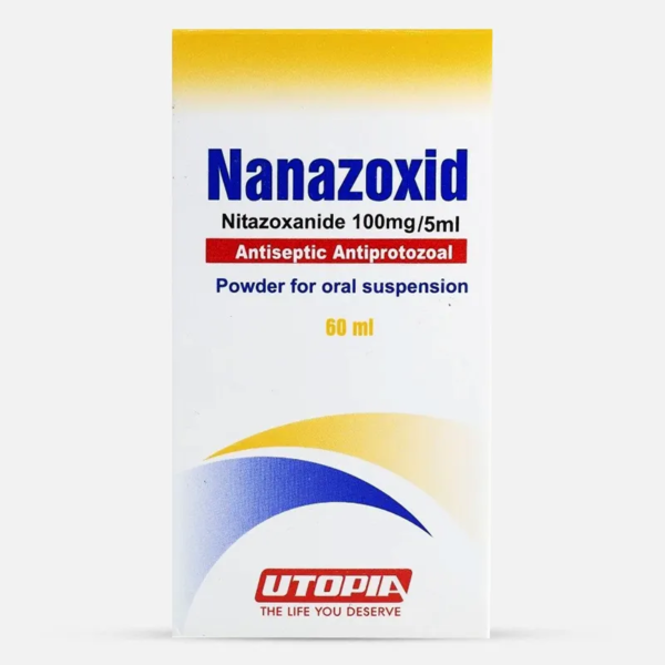 نانازوكسيد شراب للاطفال nanazoxid syrup مطهر معوي | 60 مل