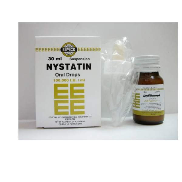 نيستاتين | 100.000 وحدة دولية / مل | نقط فموية | 30مل