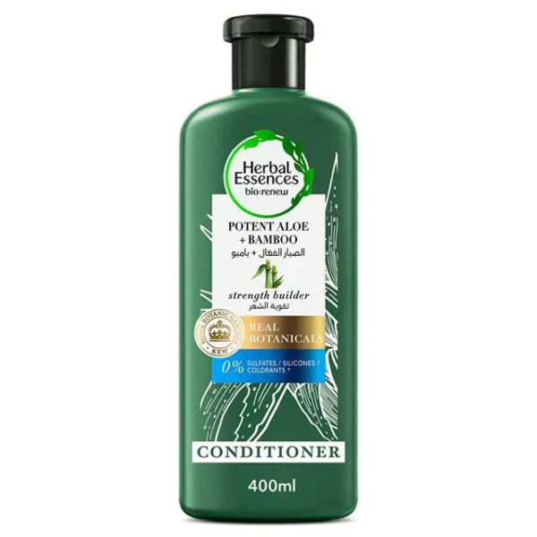 هيربل اسنسز | بلسم حيوي لتجديد وتقوية الشعر بالصبار والبامبو | 400مل