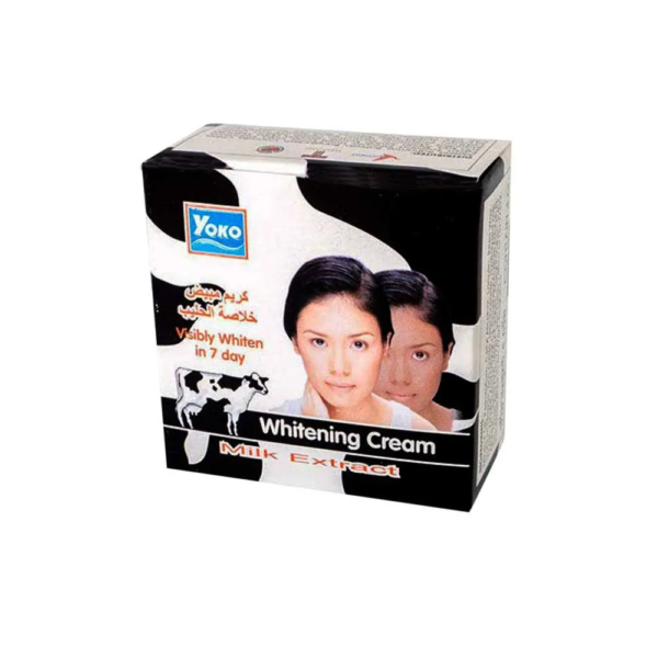 يوكو | مبيض للبشرة بخلاصة الحليب علي هيئة كريم | 4جم