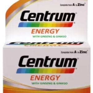 سنترم إنرجي مع الجينسنج والجينكو بيلوبا (30 قرص) - Centrum Energy